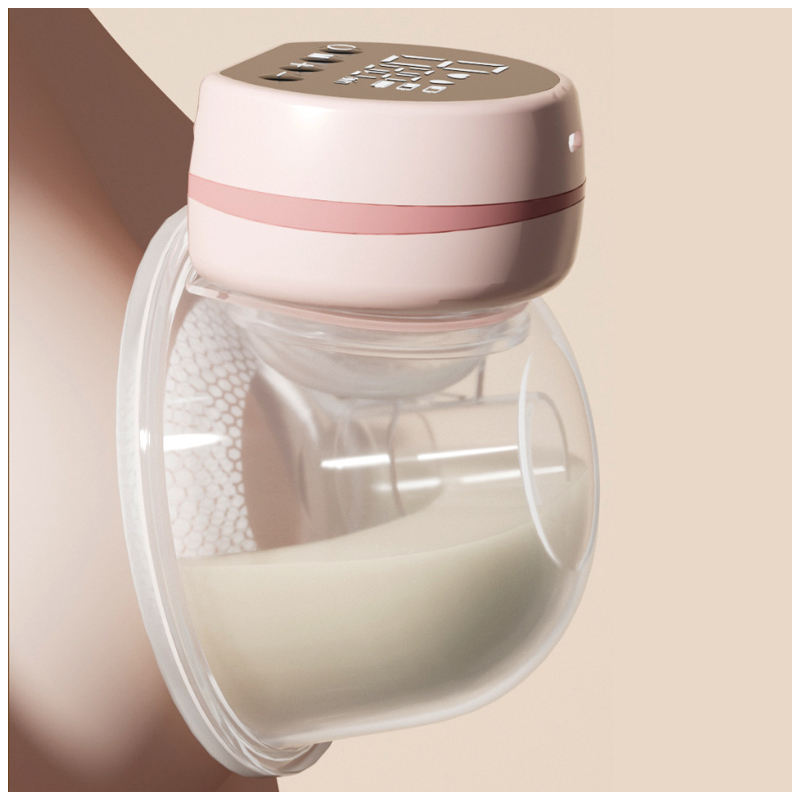 Portable Hands-Free Reclining Silicon  Breastfeeding Pump Wireless Baby Pump with Suction