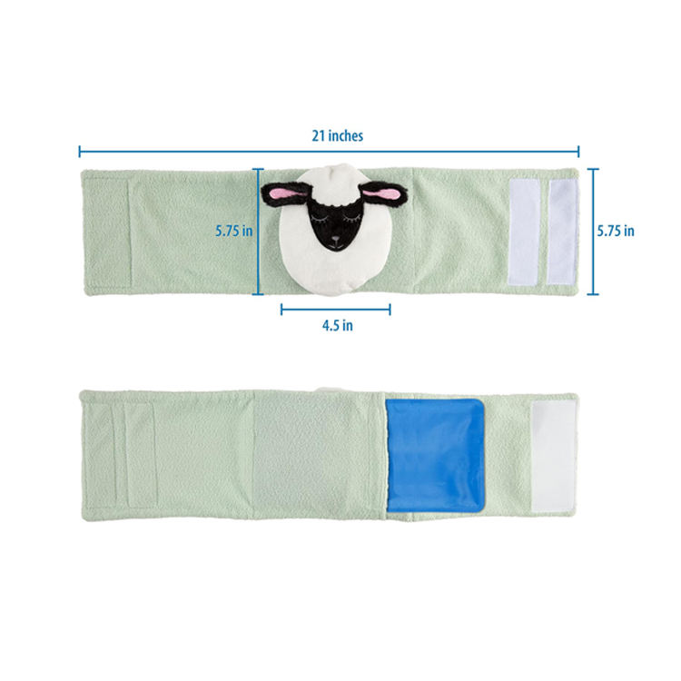 Trending Products 2025 New Arrivals Custom Animal Baby Infant Belt Heated Belly Band for Baby Colic and Gas Relief