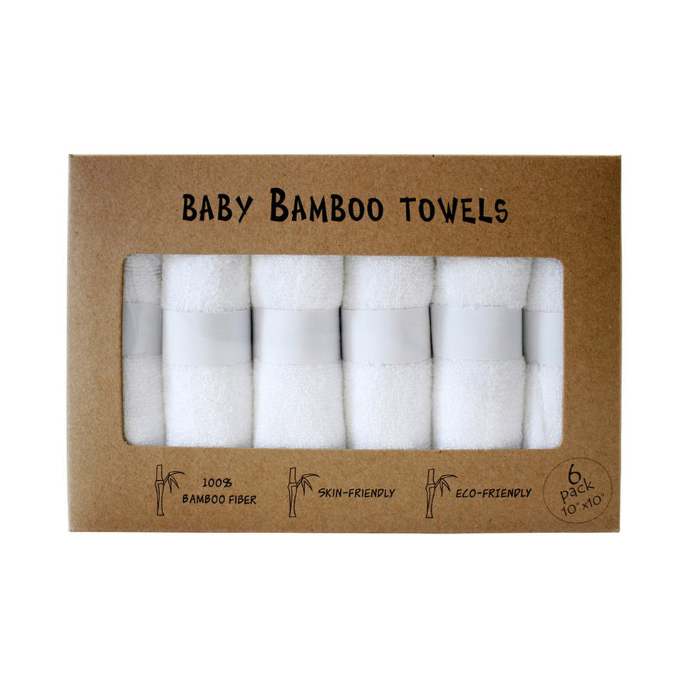 Bamboo Baby Washcloths Soft Absorbent Bamboo Towel Newborn Bath Face Towel