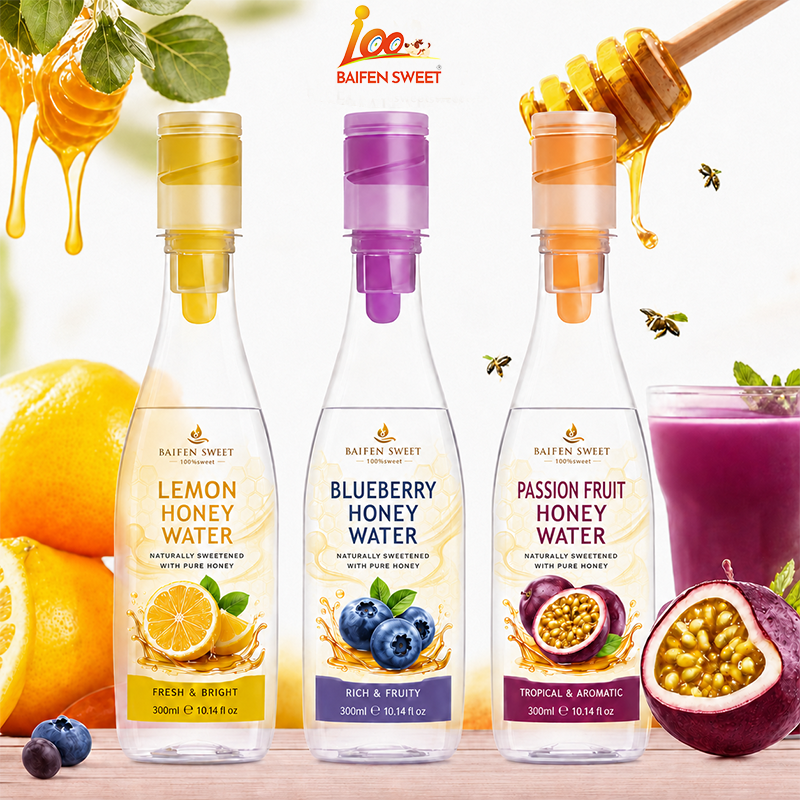 Factory Hot Sale Popular Soft Drink Health Drinks Lemon Honey Water 100% Natural Honey Sugar Free Juice