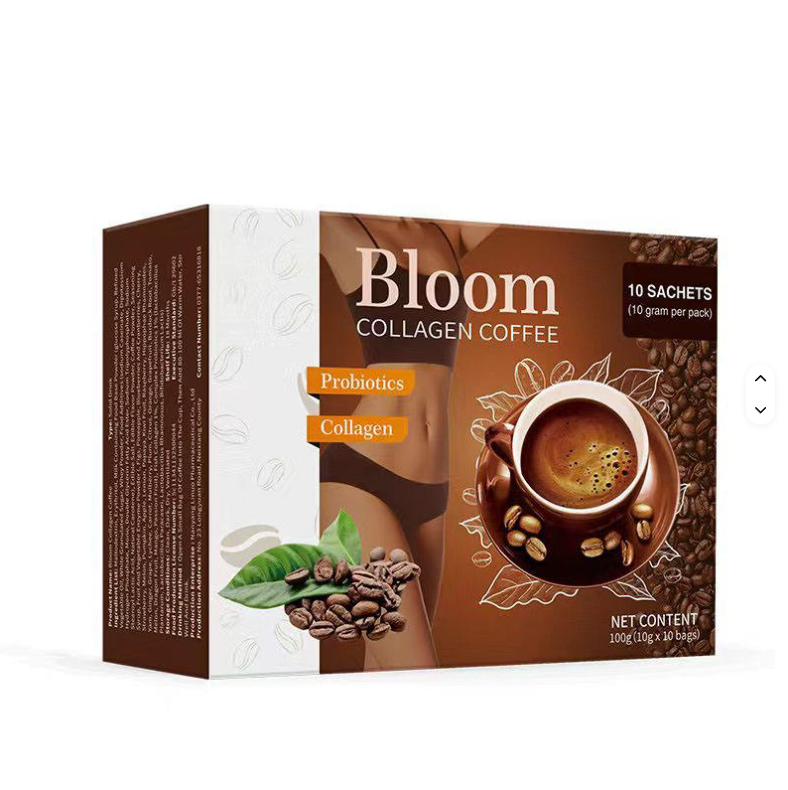 Private Label Instant Coffee with Collagen Powder Weight Loss Diet Chocolate Collagen Coffee Herbal Supplements