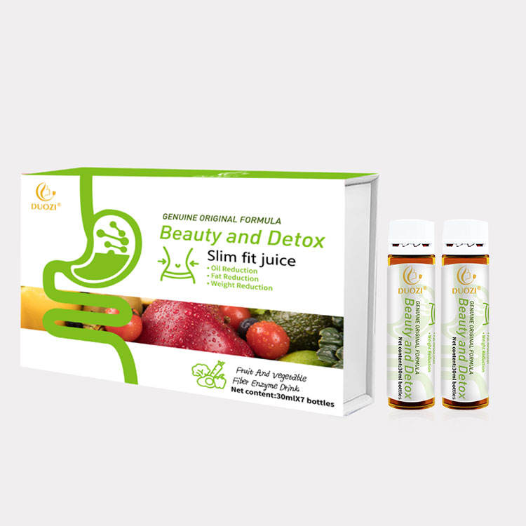 Duozi Beauty Detox Slim Fit Oral Liquid Juice-Oil & Fat Reduction Weight Loss Drink with Fruit Vegetable Fiber Enzyme for Adult