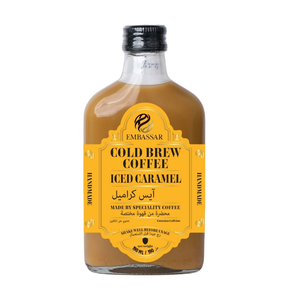 High Quality Iced Caramel Cold Brew Coffee  Smooth Caramel Flavor RTD Beverage Wholesale Bulk