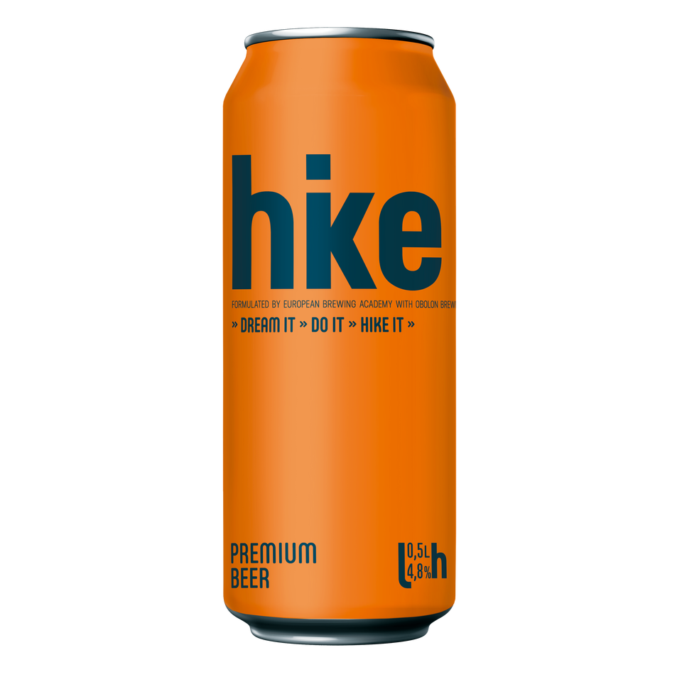 Hike Lager Beer Premium Light 0.5L Can 4.8% ABV