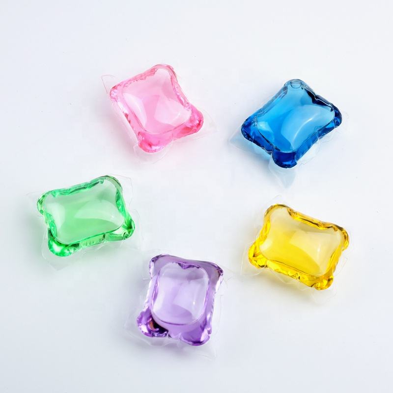 High Quality Disposable All in 1 Bulk Pack Eco-friendly Ingredients Low Foam Liquid Laundry Detergent Capsules Gel Soap Pods
