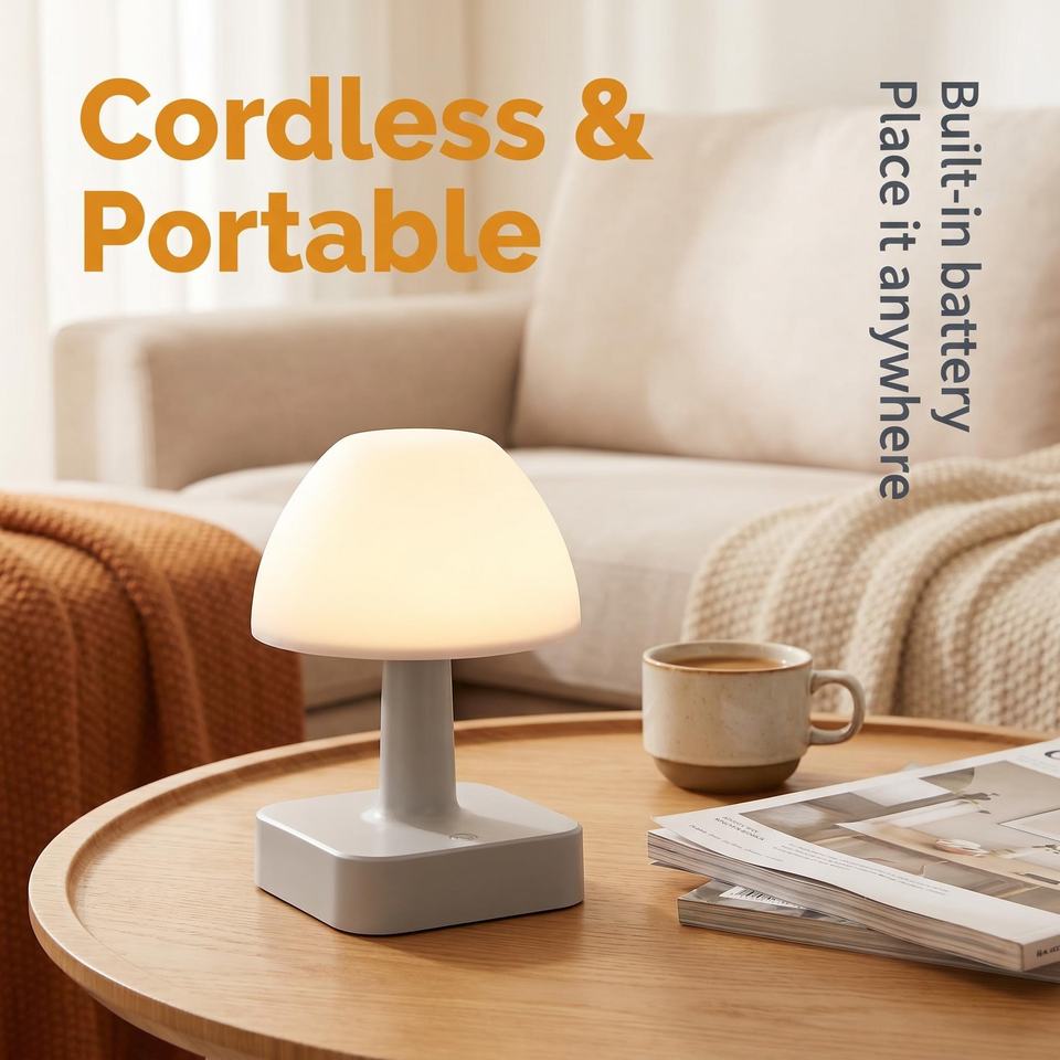 Smart Three Color Temperature LED Night Light Remote Control Dimmable Soft Nightstand Lamp for Elderly Kids Feeding