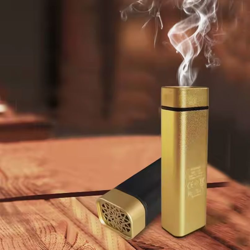 Aroma Diffuser Middle East Arab Black Gold Aroma Diffuser Electric Aroma Diffuser Bukhoor Rechargeable Automatic Ignition