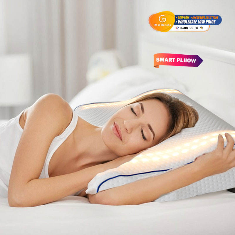 New Arrival Factory Price OEM ODM White Noise  Music Nature Sounds Guided Meditation Smart Sunrise Pillow