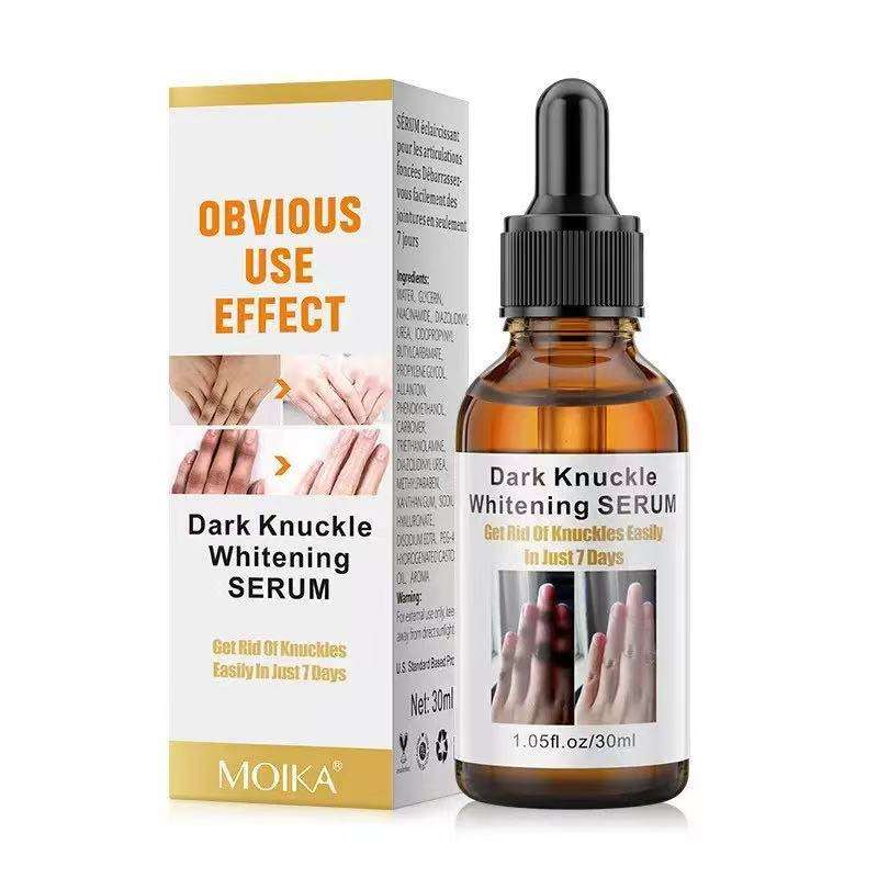 Moika Wholesale Strong Bleaching Whitening Serum 30ml Liquid with Gold Stamping for Body Dark Spot Lightening