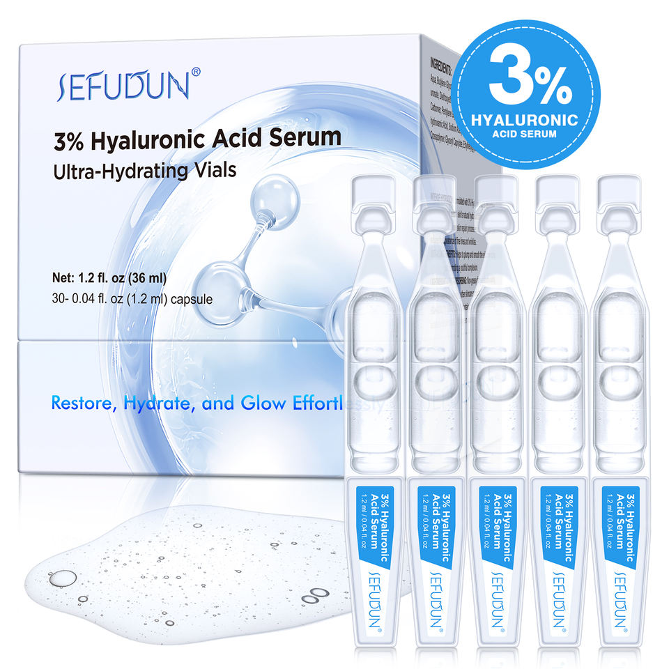 SEFUDUN Deep Lasting Moisture Enhances Skin Repair Anti Aging 3% Hyaluronic Acid Serum for Face