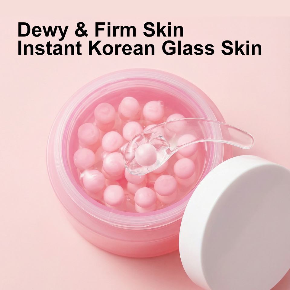 New Arrival Korean Face Whitening Moisturizing Repair Skin Cream Beauty Salmon DNA PDRN Pink Collagen Capsule Cream