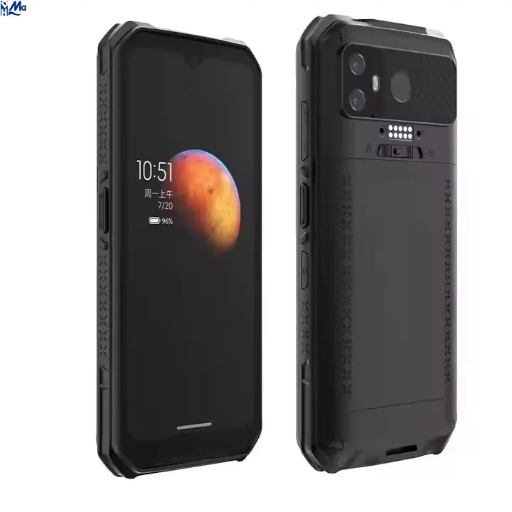 Waterproof Rugged Android Smartphone PDA 6 Inch FHD IPS Touch Screen 4GB RAM 64GB Built-in NFC Reader Octa Core 5050mAh Stock