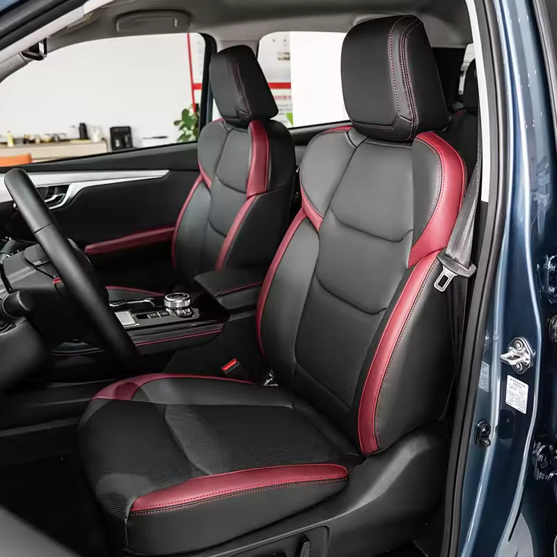 Custom for Isuzu D-Max D Max Mu-X MU X Car Accessories Seat Covers Nappa Leather 5 Seats Full Set Front Rear Seat Full Covered