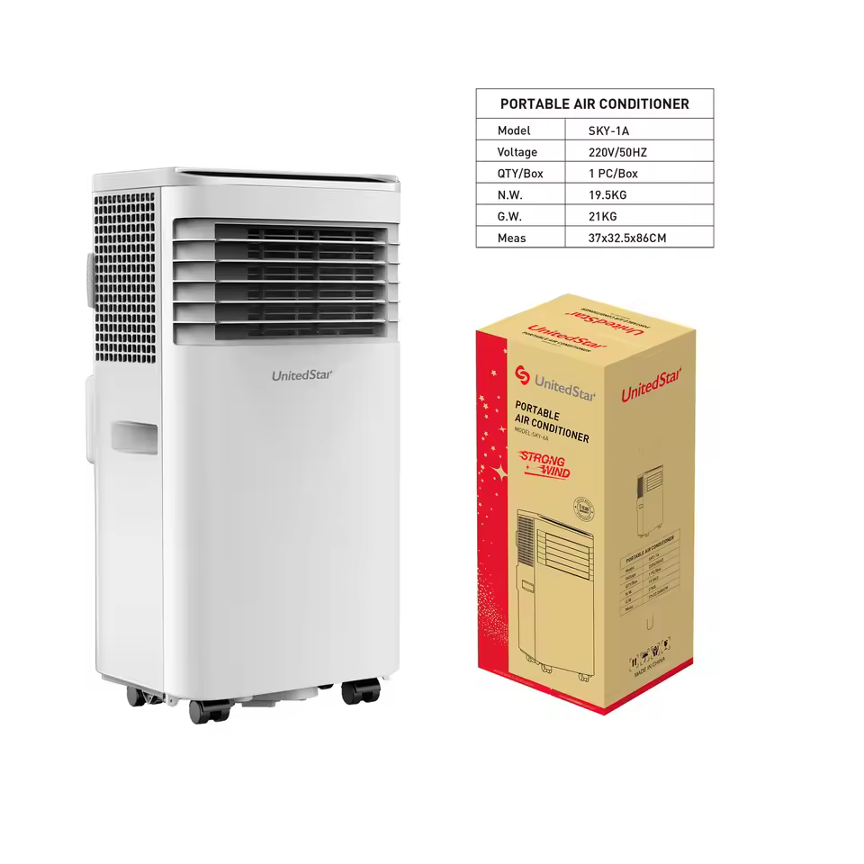 OEM Electric Energy Efficient Portable Air Conditioner 7000 Btu Cooling 24H Timer with Remote Control for Home RV & Outdoor Use