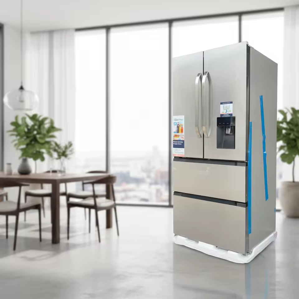 628L French Door Smart Side-by-side Refrigerator, 4-door Refrigerator and Freezer, Household and Commercial Ice Maker