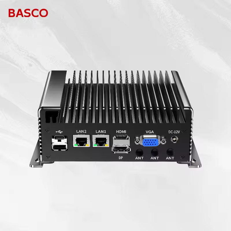 N100/N150/N305 Industrial Fanless Mini PC Box for Control System Windows 11/Linux Embedded Computer with GPIO Dual LAN 32GB DDR5