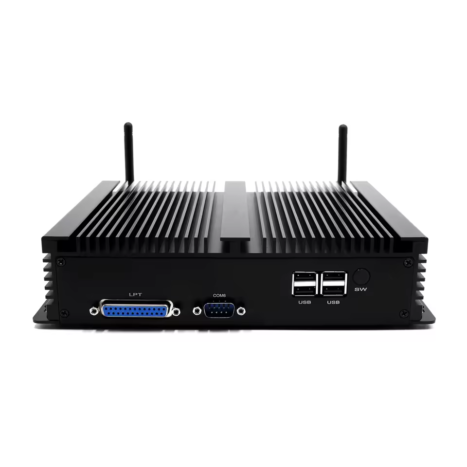 Industrial Mini PC 64GB DDR4 RAM Win 11 BIOS Intel Core I5/i7 6 COM Fanless Embedded Computer with Stock Status