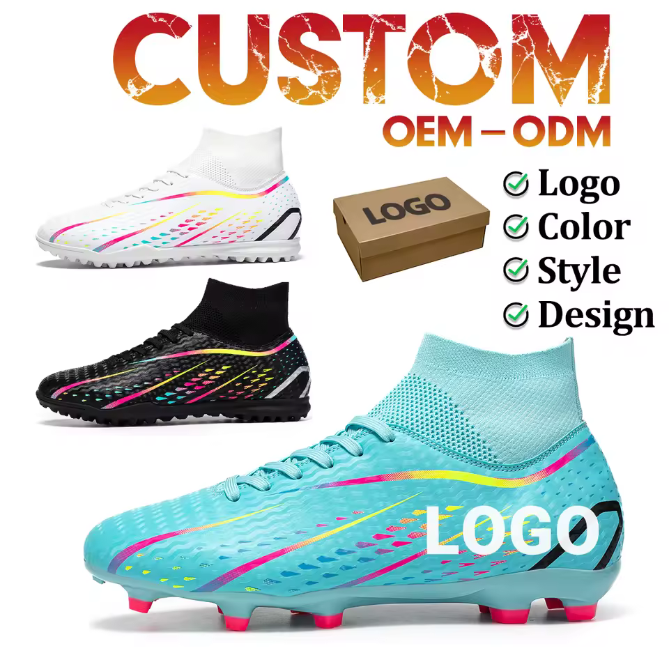 Factory Wholesale Custom Expert Long Nail Football Boots, Wear-resistant and Anti Slip, Daily Competition and Training Shoes