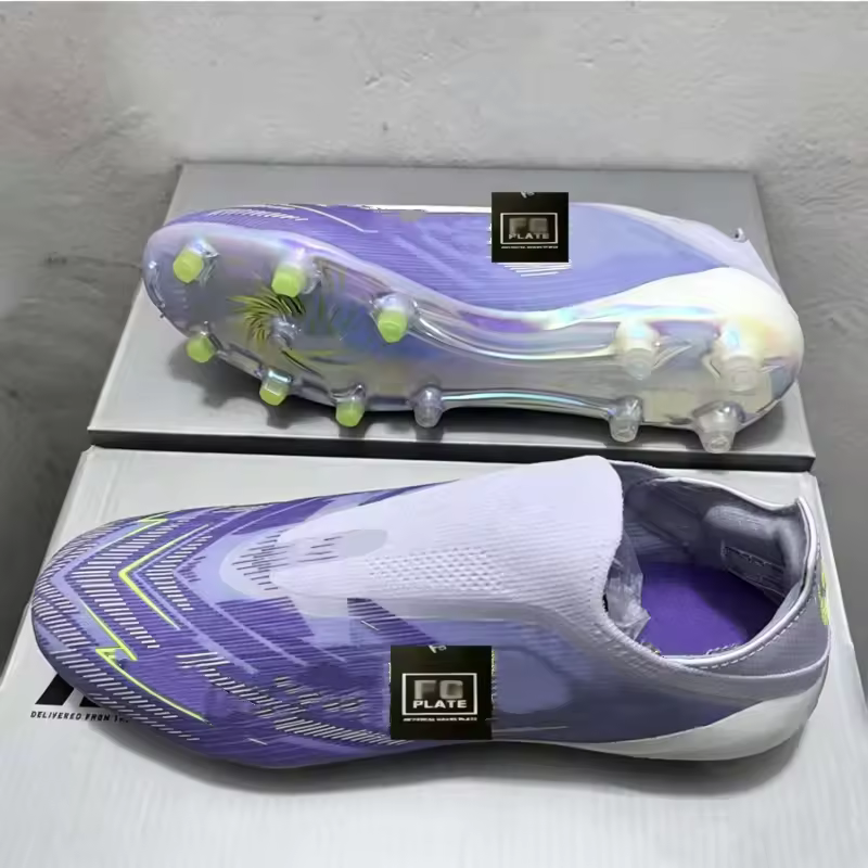 New Classic F50 Soccer Shoes FG High School Students Athletic Football Boots Long Spikes Sports Style Suitable Soccer Shoes