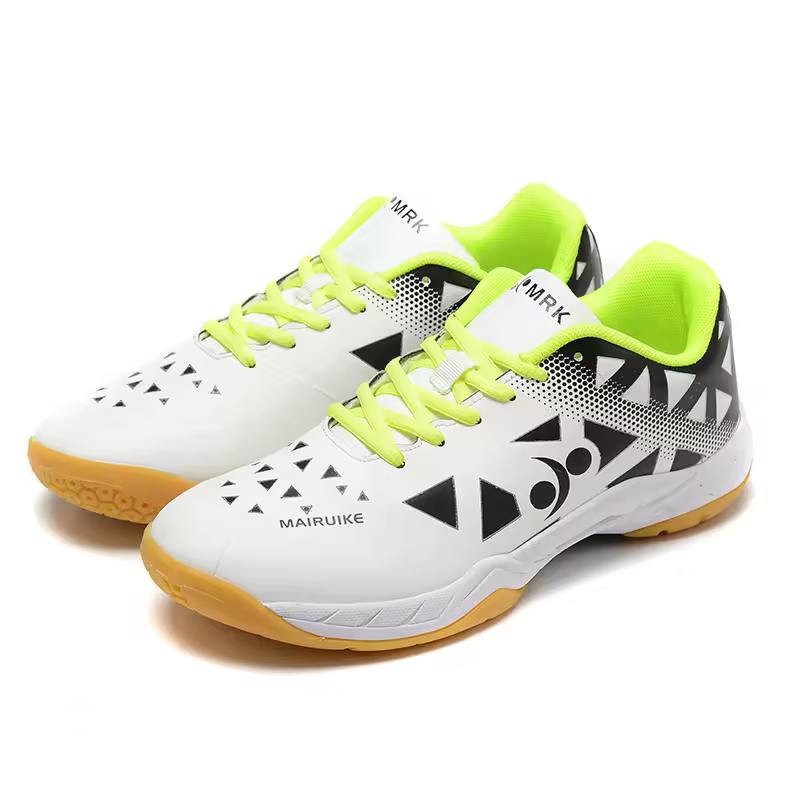 Badminton Volleyball Tennis Shoes Shock Absorption Breathable Mesh Upper Rubber Sole Unisex Spring Autumn Student Sports Shoes