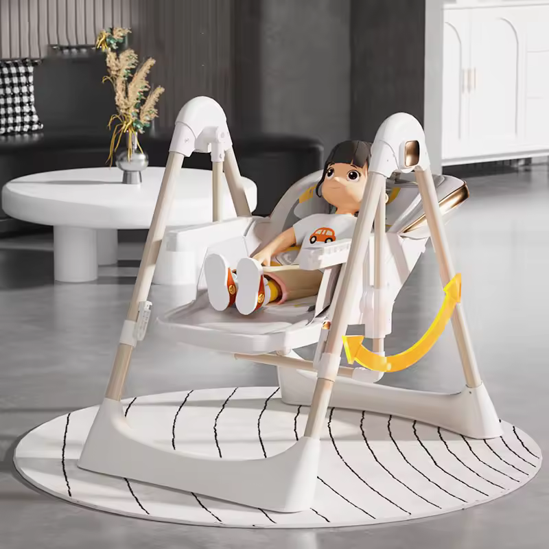 Best Selling Convertible Baby Dining Swing Chair with 6 Level Height Adjustment for Toddlers Easy to Clean Durable