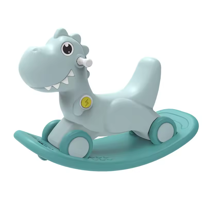 Xinqi Balance Rocking Horse for Toddlers Children's Swing Baby Dinosaur Rocking Horse Hot Sell Indoor Playground Equipment
