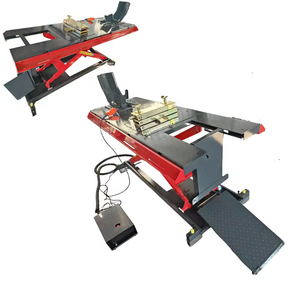 12 Months Warranty Shuangrui Brand Motorcycle Lift Electric Lifter Hydraulic Scissor Design Cylinder Hydraulic Table