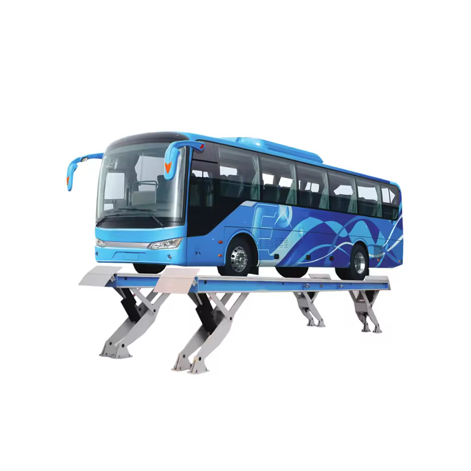 Yishun Hydraulic Vertical Lifting System Heavy Duty Single Post Platform Lift for Bus & Heavy Trucks