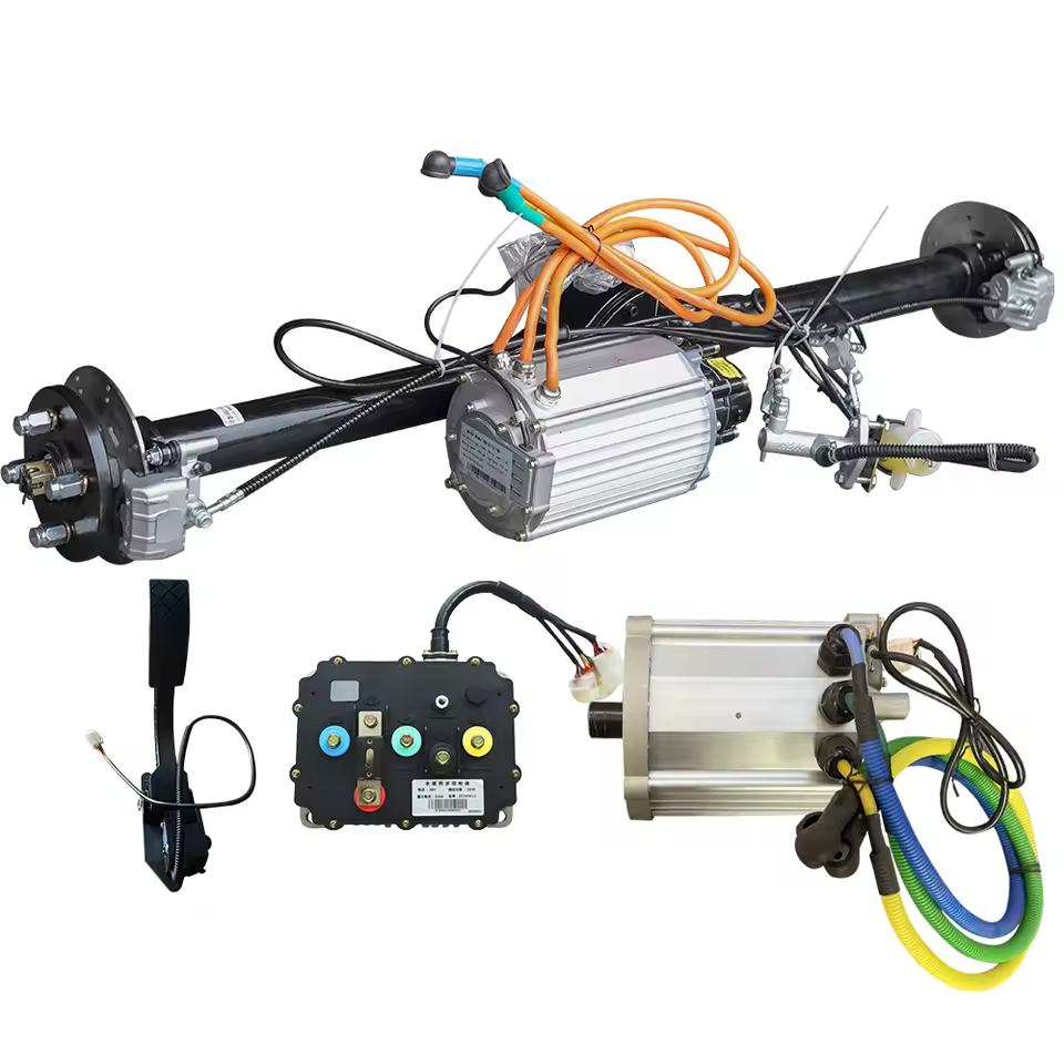 High  Quality  48V 5000W Pmsm Motor Electric Rear Axle Permanent Magnet Motor Controller Kit