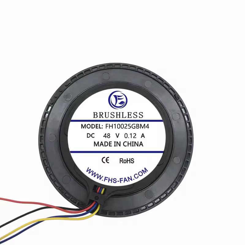 10025 10CM 5V 12V 24V 48V 100x25mm DC Brushless Motor Centrifugal Fan for Air Purifier
