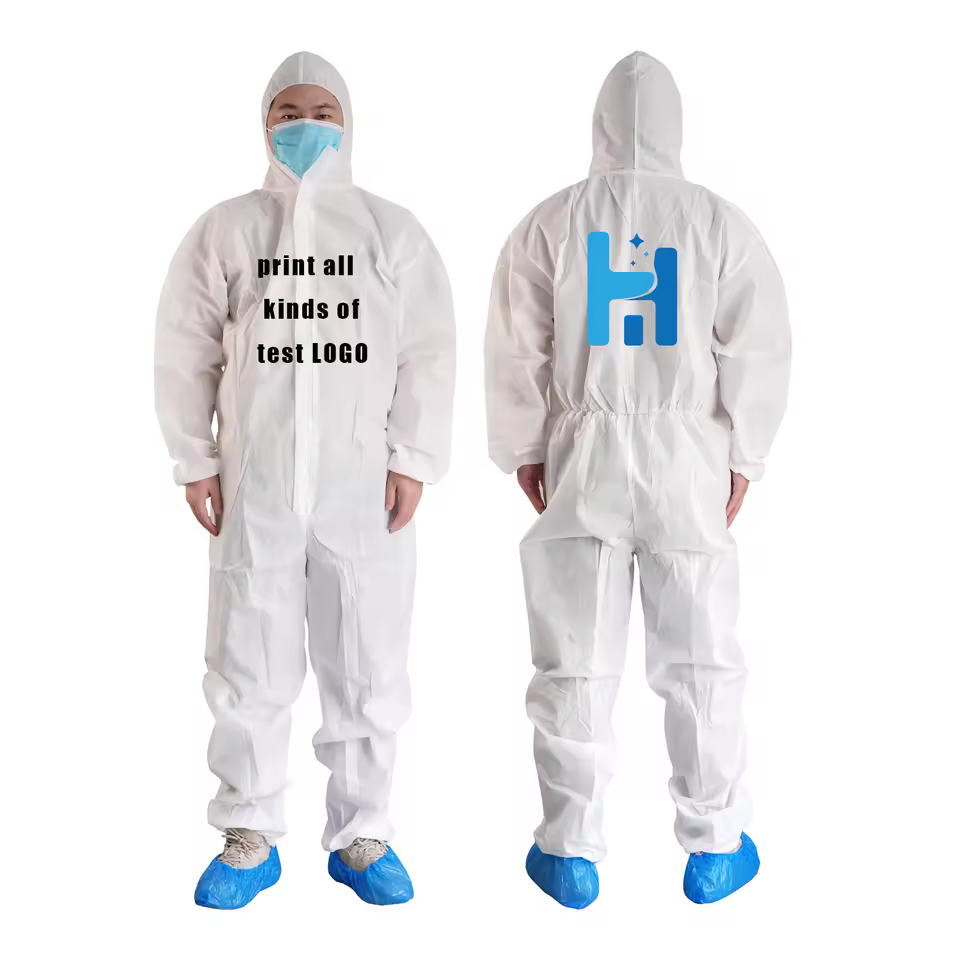Factory Disposable Overalls High Quality Wholesale Protective Overalls Paintball Coverall Beautiful Price LOGO Can Be Made