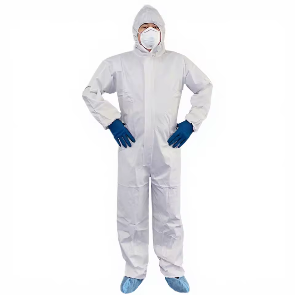 TYPE 5B TYPE6B Disposable Non Woven Safety  Industrial Use Water Proof Ready to Ship Work Suit