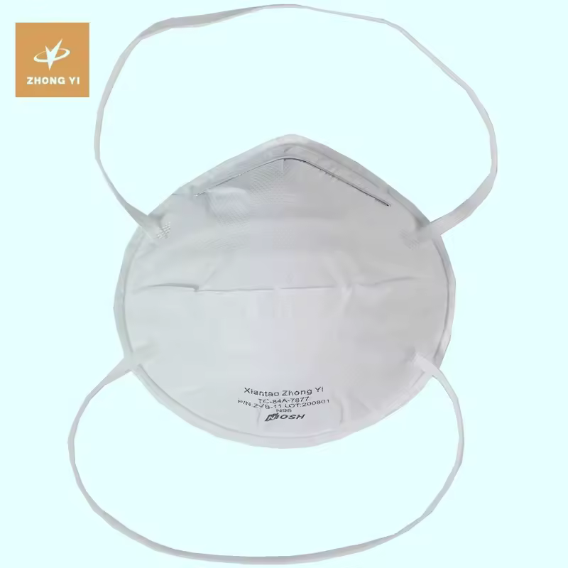 Disposable NIOSH Approved N95 Dust Mask From White List Manufacturer