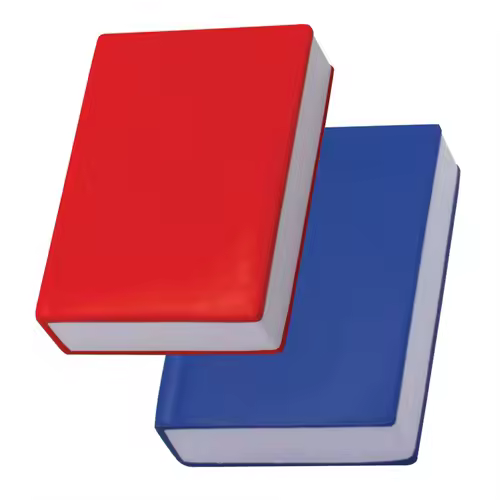 Custom Logo Book Shape Stress Toys Soft Squeeze Book Stress Relief Toys