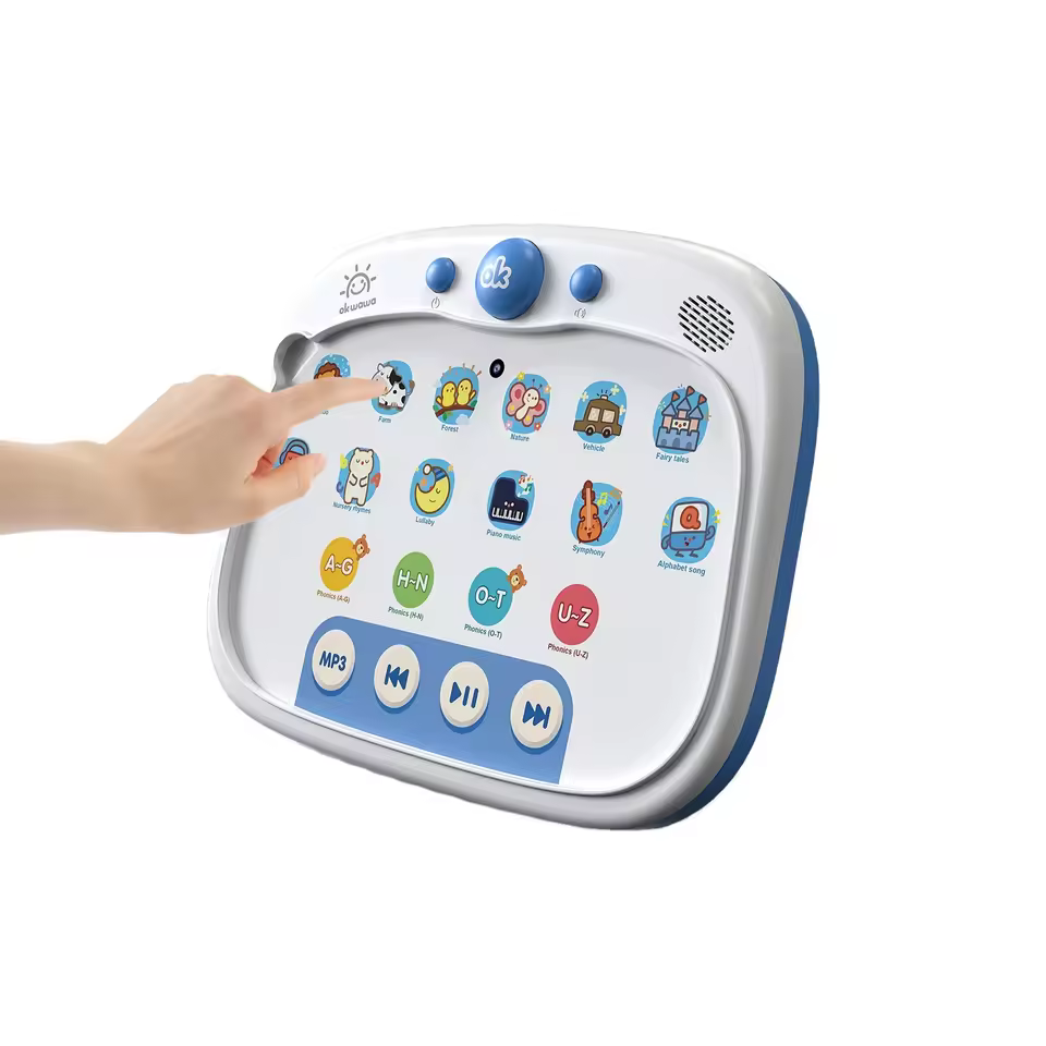 Interactive Toy Smart  Learning Machine Smart Pad with Talking Jigsaw Puzzle Cards and Learning Cards for Early Age Kids