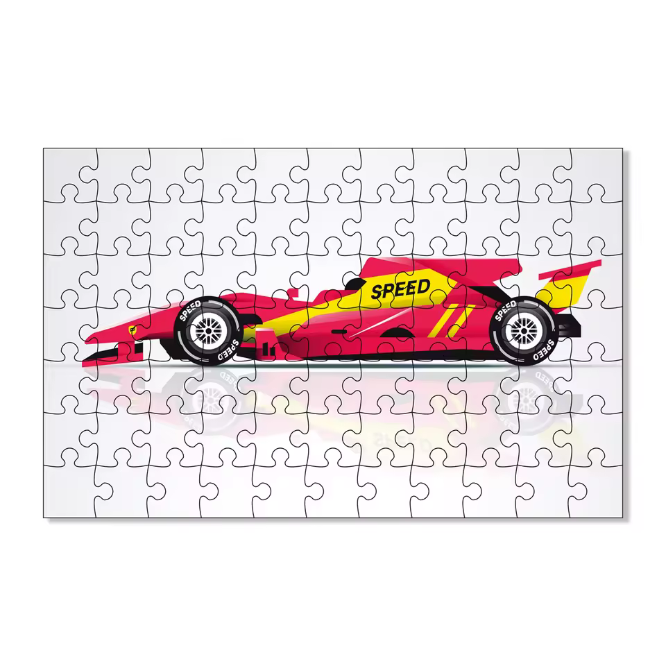 Cartoon-Style Kids' Jigsaw Puzzle Toy Popular Educational Developmental Toy for Cars Made of Paper
