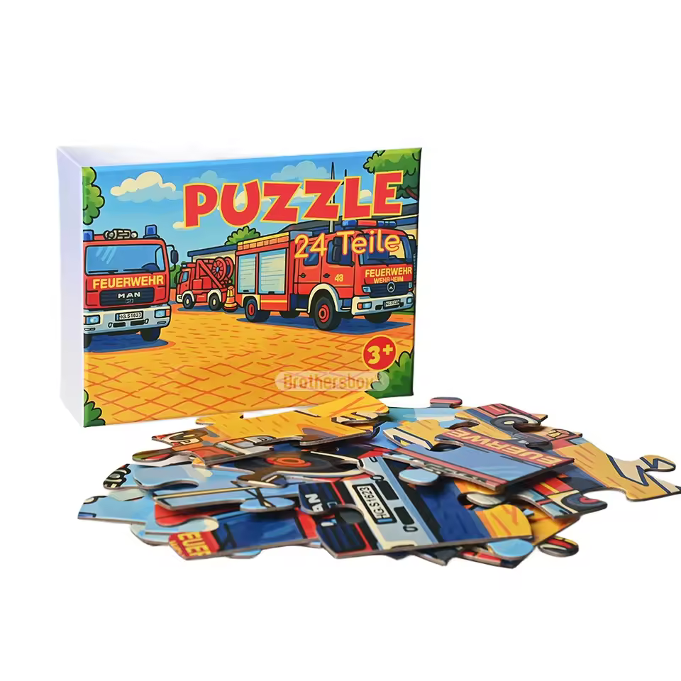 High Quality 24-Piece Jigsaw Puzzle Paperboard Custom Jigsaw Puzzle Toy Educational Game for Kids