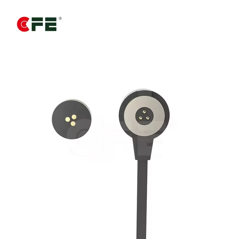 Magnetic Charging Cable,3 Pin Pogo Pin Connector with Magnetic Charger for Smart Watch Wearable Device OEM ODM