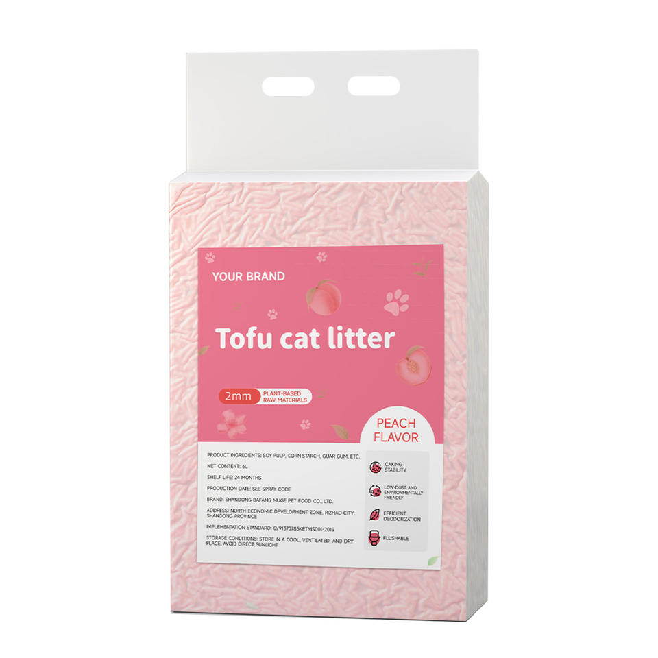 Natural Edible Grade Tofu Cat Litter Flushable Biodegradable Eco-Friendly Odor Control Low Dust Fast Clumping for All Cats