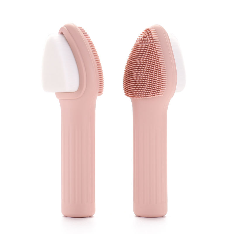 Lohas Soft Silicone Waterproof Facial Cleansing Brush Deep Cleansing Pore Cleaner Exfoliation Handheld Gentle Face