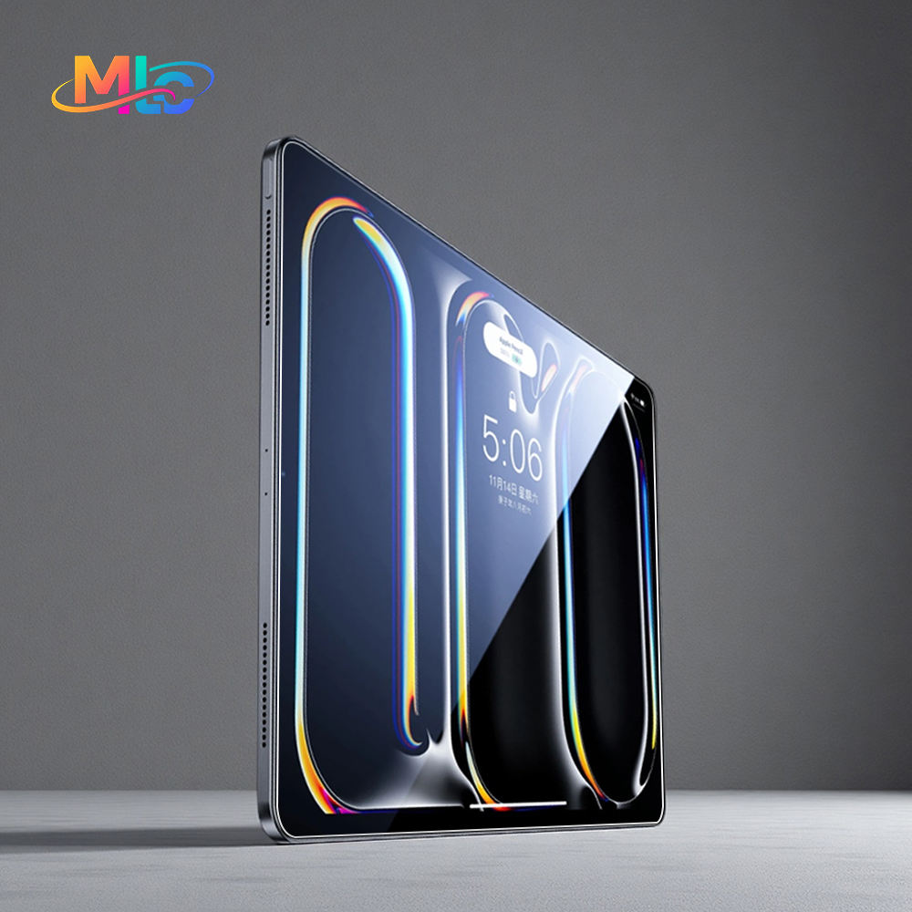 MLC 9H Tempered Glass Screen Protector for iPad Air Pro Full Coverage Anti Glare Blue Light Protection Scratch Resistant