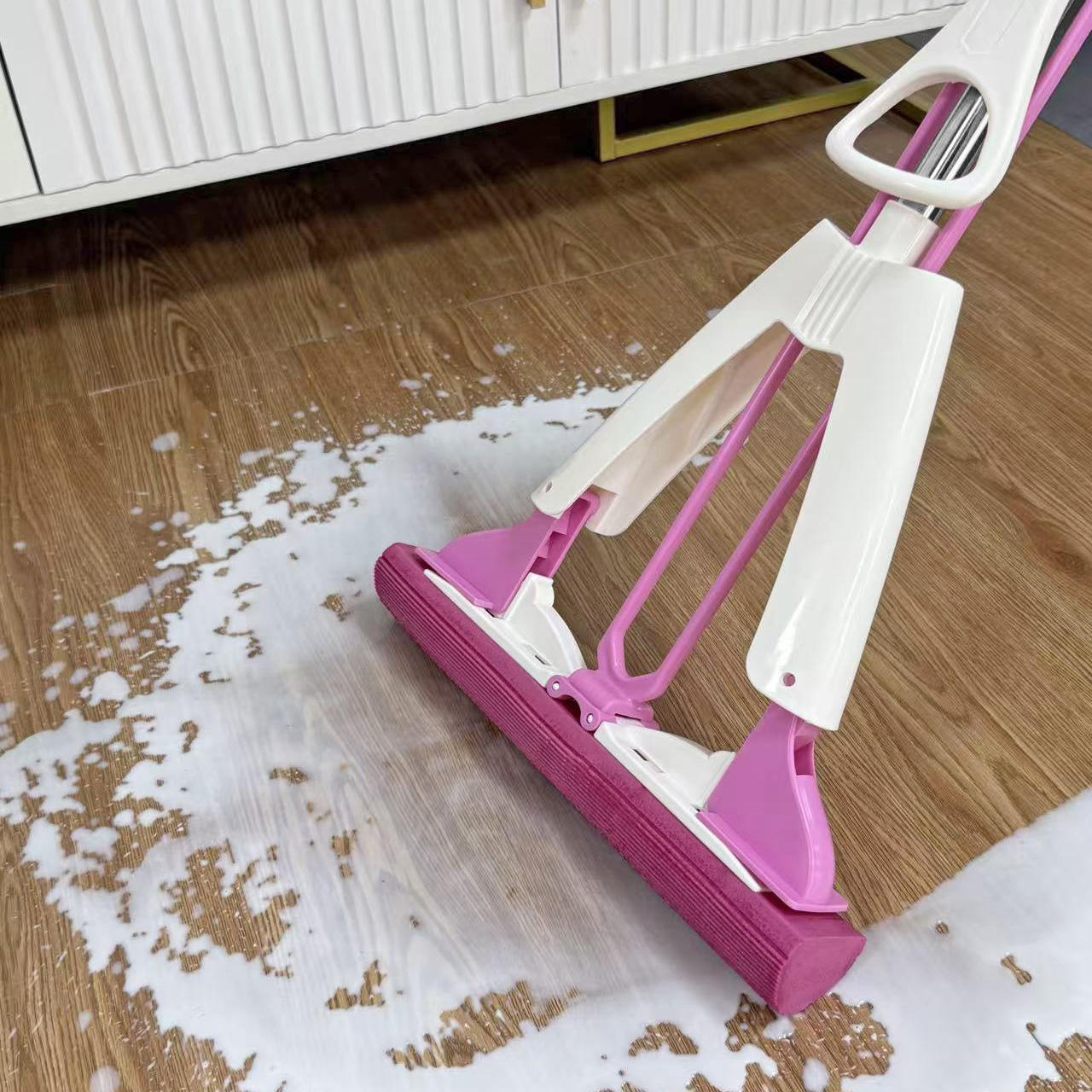 Realida Heavy Duty Multifunctional Indoor Broom Magic Floor Wiper Sweeper EVA Scraper Blade Stainless Steel Household Cleaning - Dongguan Xiuhui