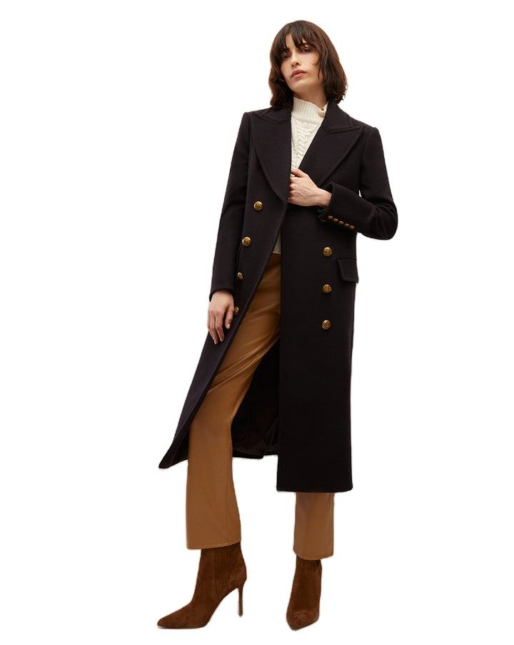 Women's plus size plus size cashmere coat