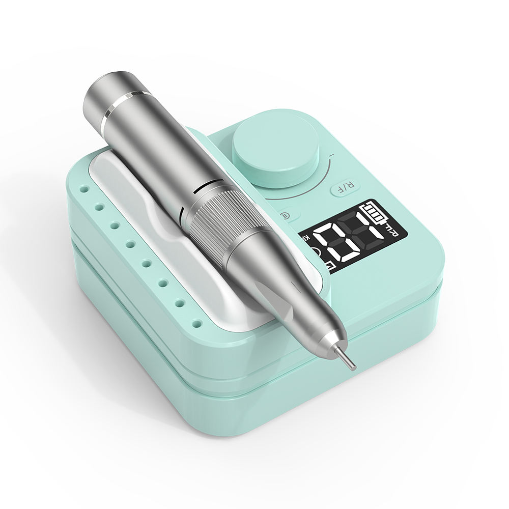 Songshi Ultra-Silent 35000RPM Professional Nail Drill Carbon Brush Rechargeable with Base LED Display