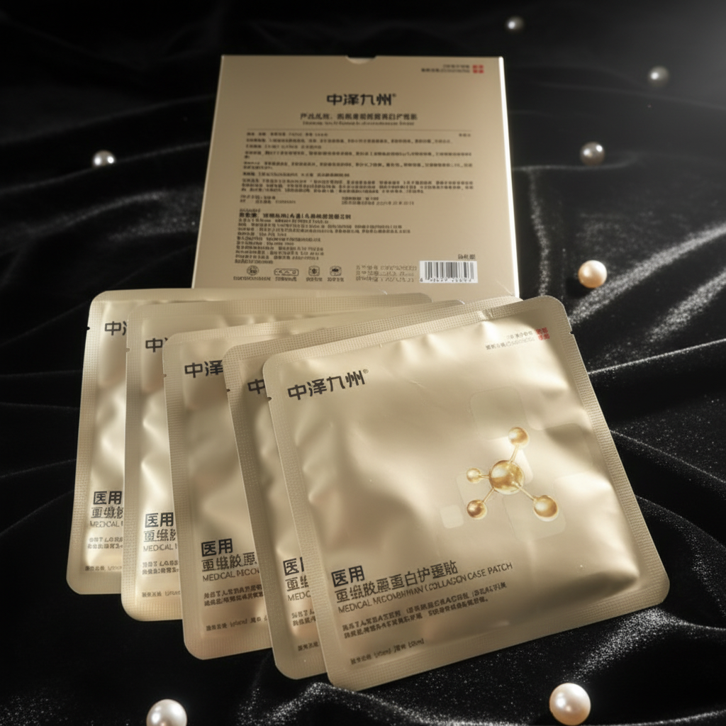 Sterile Collagen Crystal Facial Mask PH-Balanced Moisturizer Anti-Allergy Reusable Sheet Mask Box