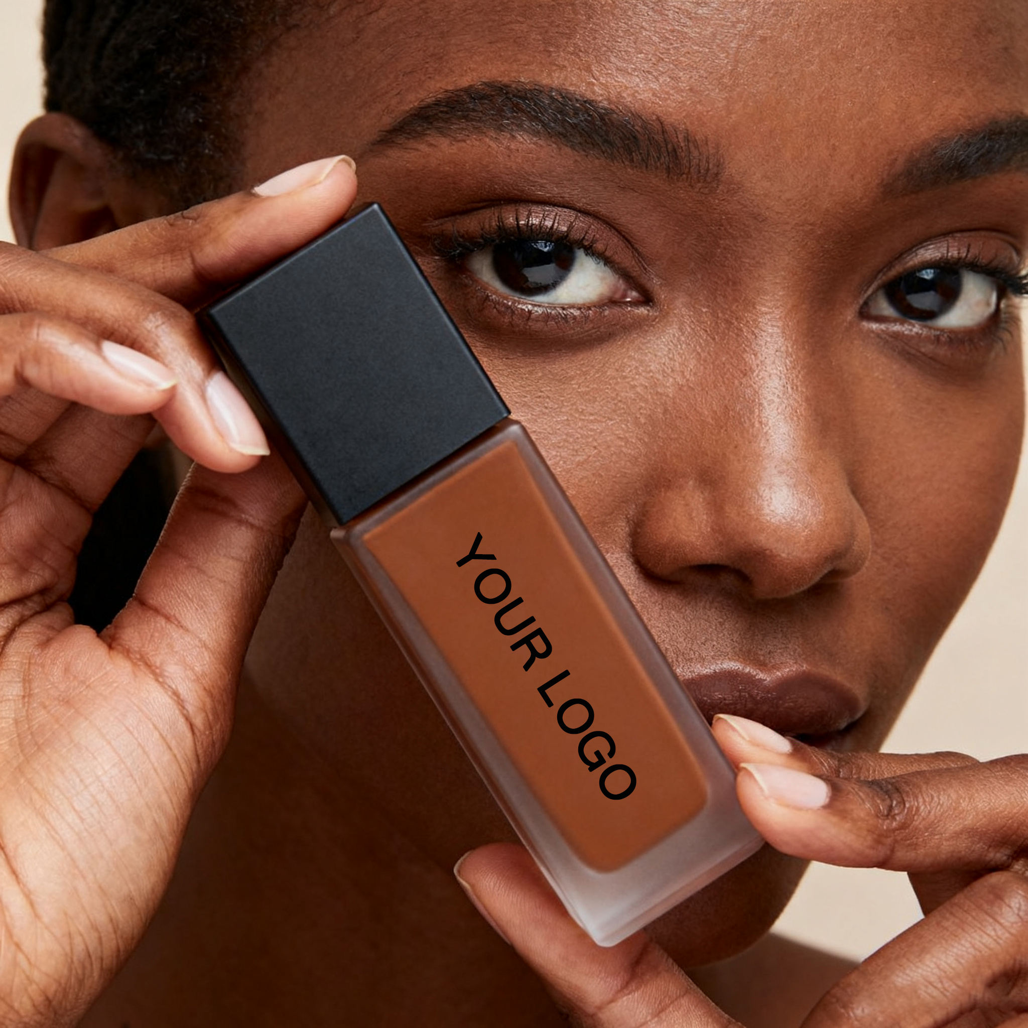 Private Label Foundation Make up Logo Silk Foundation Puff Liquid Full Coverage Waterproof Long-lasting Matte Liquid Foundation 30ml